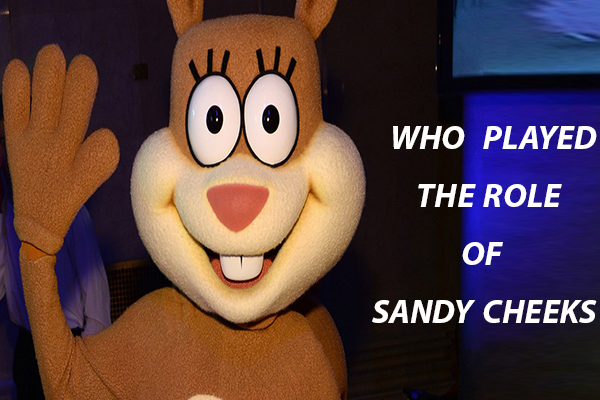 who played the role of sandy cheeks